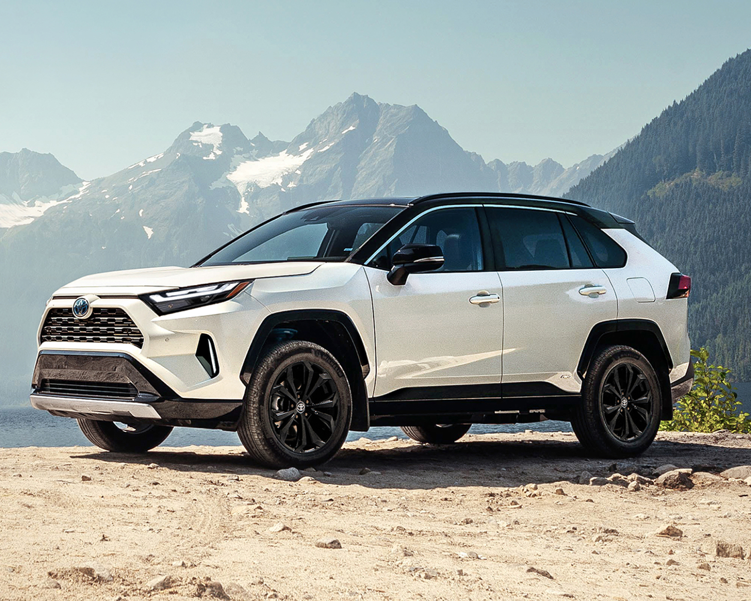 The 2025 Toyota RAV4 Hybrid off-roading