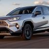 The 2025 Toyota RAV4 on the road