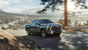The 2025 Toyota Tundra on the road