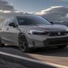 The 2026 Honda Civic on the road