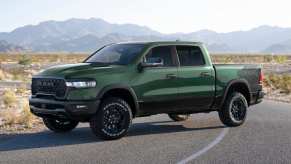 The 2026 Ram 1500 on the road