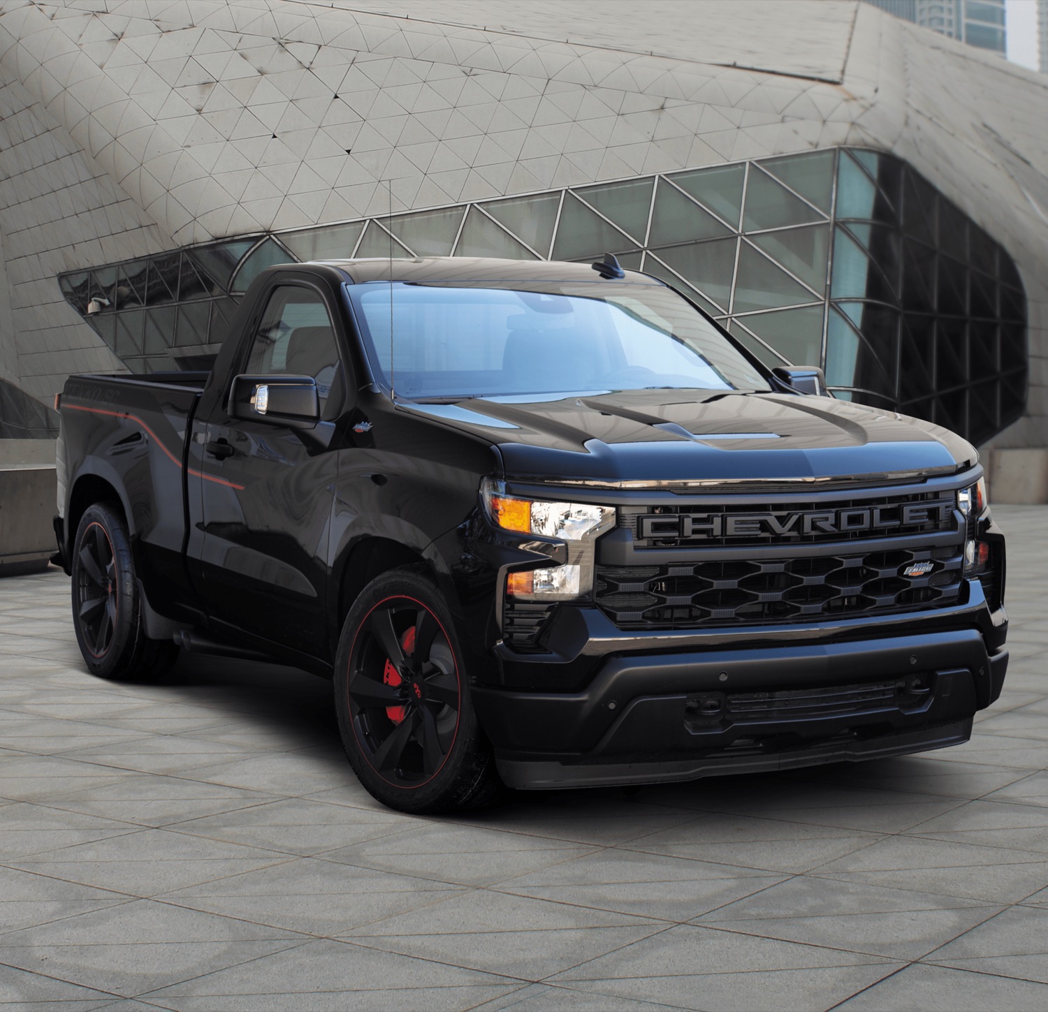 The 2026 Yenko Chevrolet Silverado on display