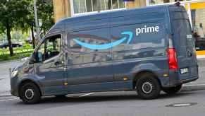 Hijacker stole and crashed Amazon delivery driver's van