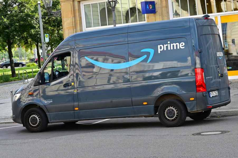 Hijacker stole and crashed Amazon delivery driver's van