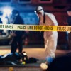 Investigators at a crime scene