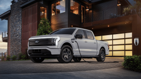 The 2025 Ford F-150 Lightning charging