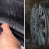 Man shares car tire tips (l) broken car rims (r)
