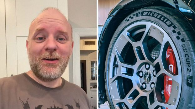 Man shares tire struggles (l) Michelin tire (r)