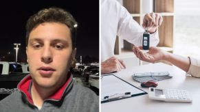 Man shares new job experience (l) doing car sales (r)