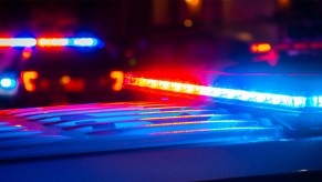 Red-and-blue-police-lights