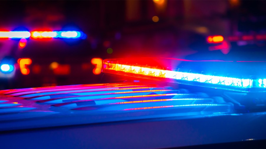 Red-and-blue-police-lights