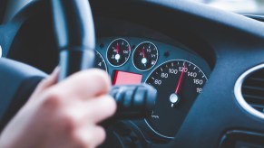 An odometer reaching 120 mph