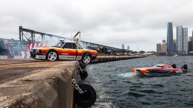 travis-pastrana-gymkhana-aussie-shred-hoonigan-subaru-brat