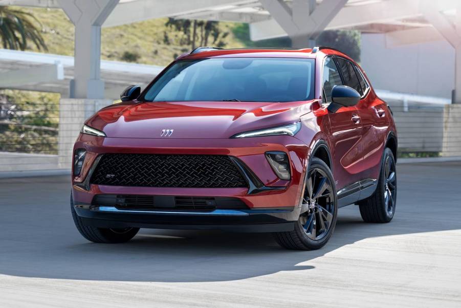 The 2025 Buick Envision on cement