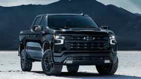 The 2025 Chevrolet Silverado off-roading