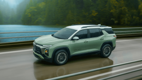 The 2025 Chevy Equinox on the road