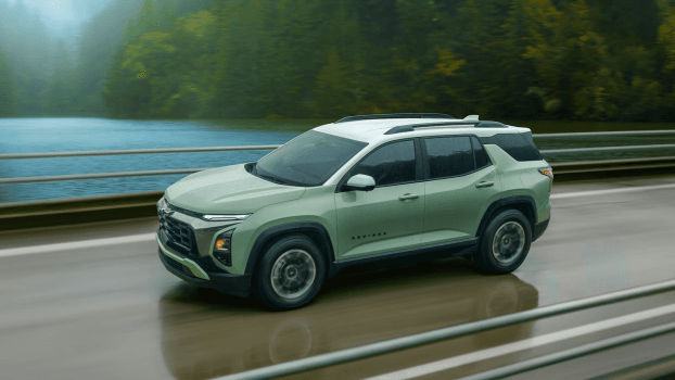 The 2025 Chevy Equinox on the road