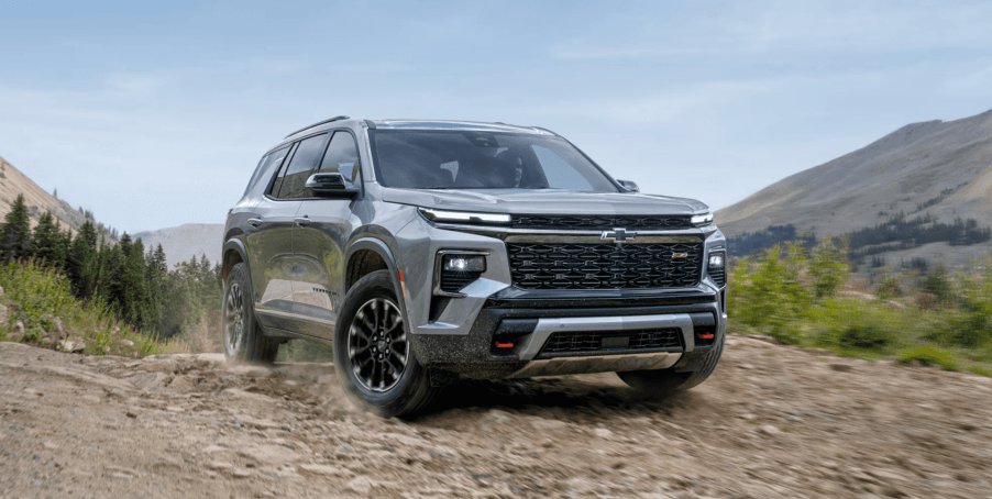 The 2025 Chevy Traverse off-roading