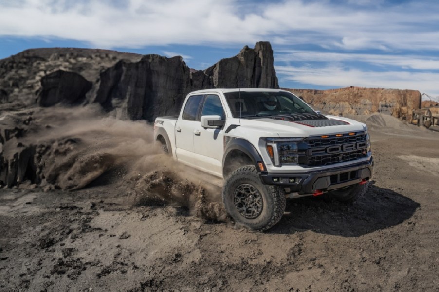 The 2025 Ford F-150 Raptor R off-roading