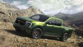 The 2025 Ford Maverick off-roading