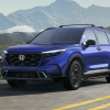 The 2025 Honda CR-V on the road