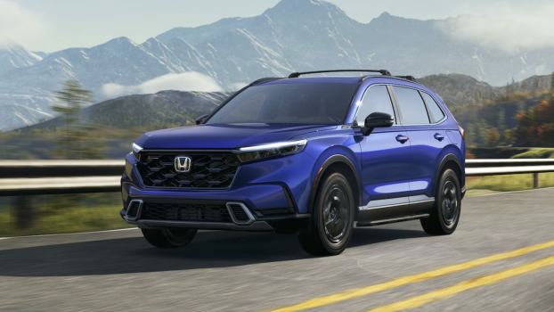 The 2025 Honda CR-V on the road