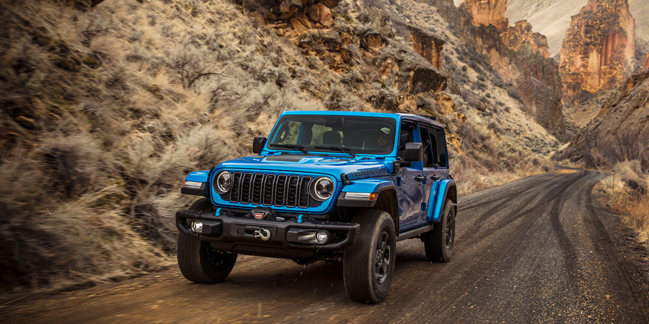 The 2025 Jeep Wrangler 4xe off-roading
