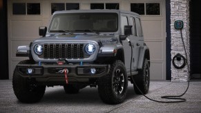 The 2025 Jeep Wrangler 4xe charging