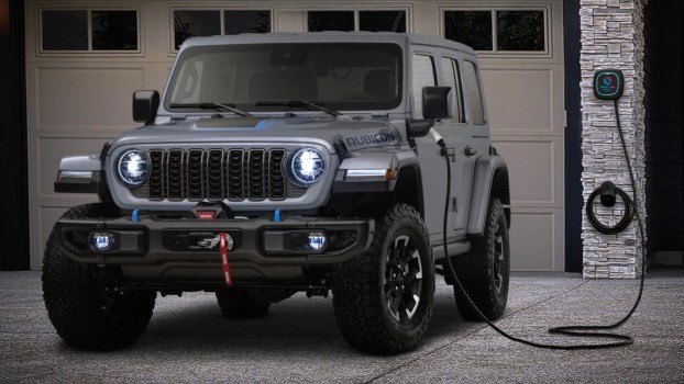 The 2025 Jeep Wrangler 4xe charging
