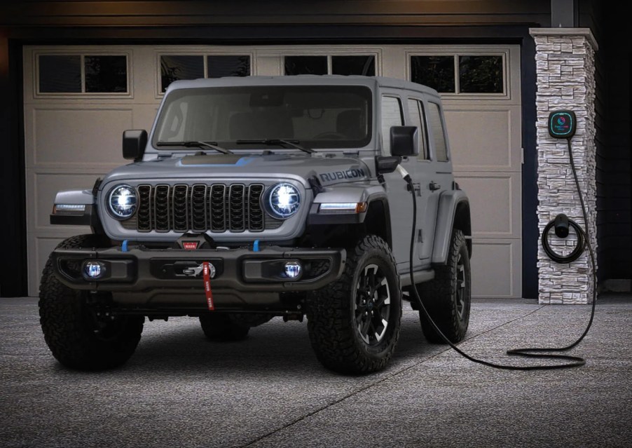 The 2025 Jeep Wrangler 4xe charging