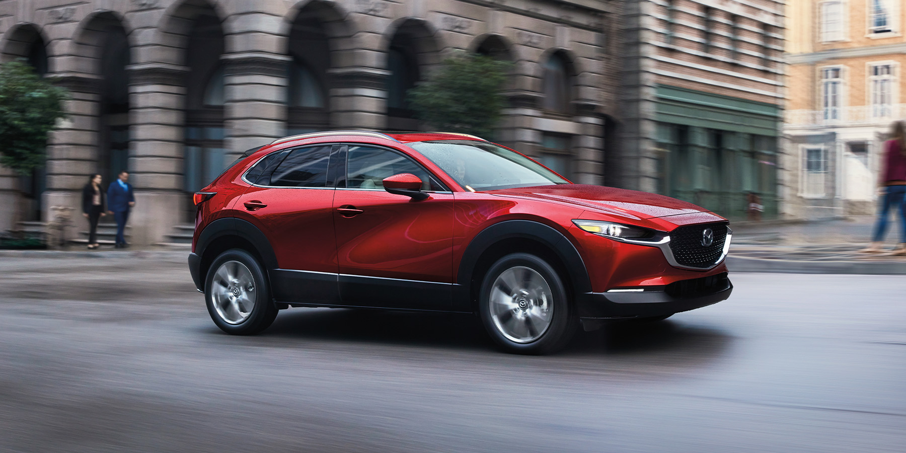 The 2025 Mazda CX-30 on the road