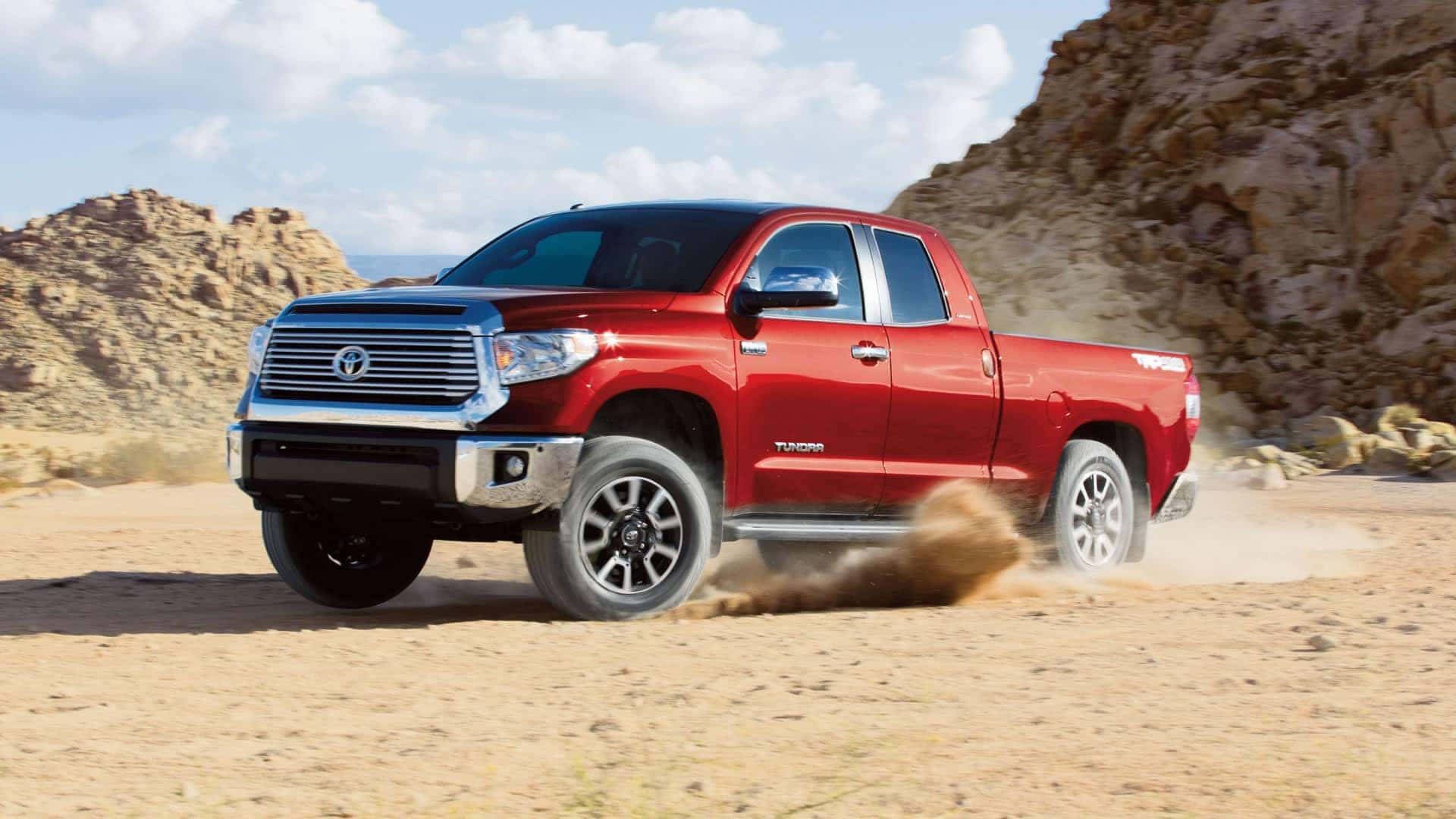 The 2015 Toyota Tundra off-roading