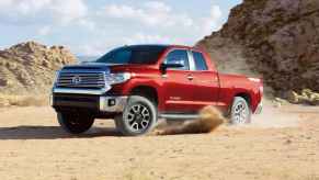 The 2015 Toyota Tundra off-roading