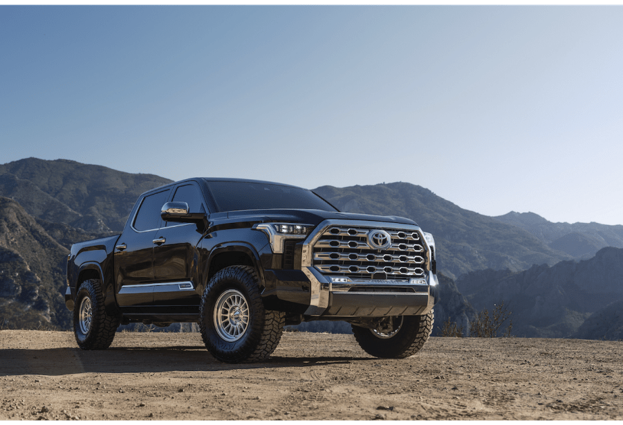 The 2025 Toyota Tundra off-roading