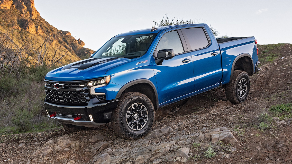 The 2026 Chevy Silverado 1500 off-roading