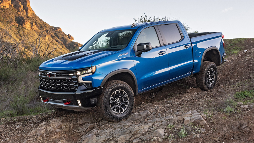 The 2026 Chevy Silverado 1500 off-roading
