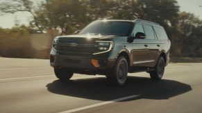 The 2026 Ford Expedition on the road