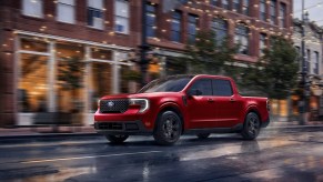 The 2026 Ford Maverick on the road