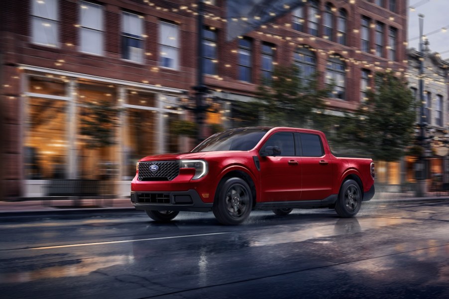 The 2026 Ford Maverick on the road