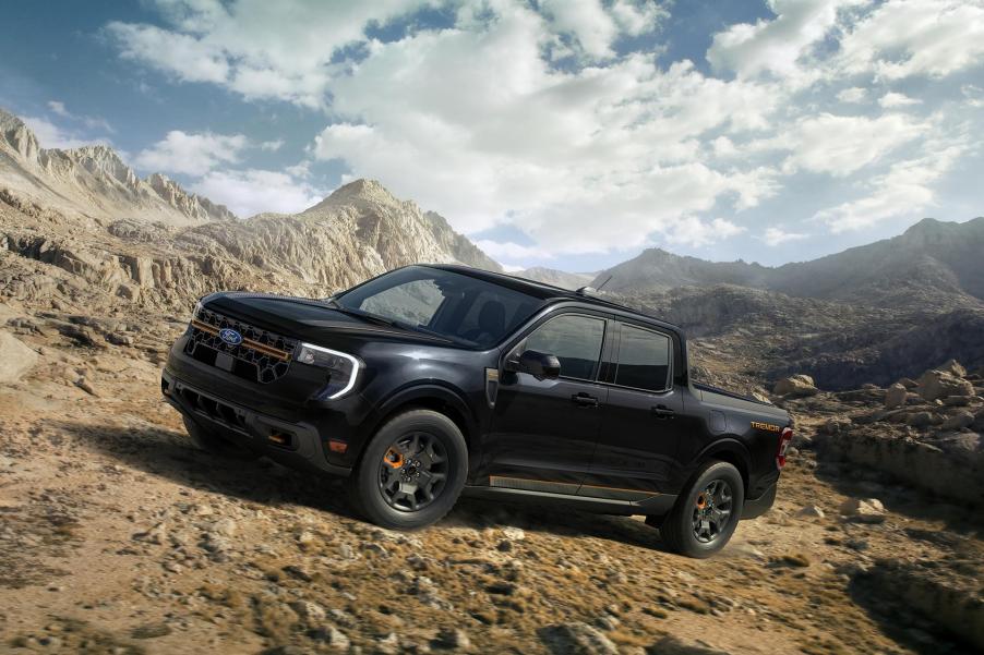 The 2026 Ford Maverick off-roading