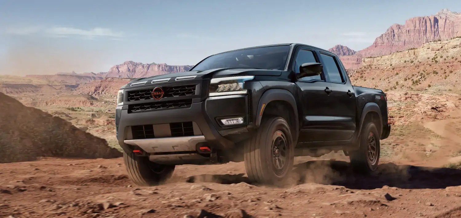 The 2026 Nissan Frontier off-roading