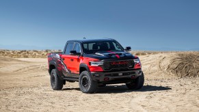 The 2027 Ram 1500 SRT. TRX off-roading