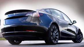 Black-Tesla-Model-3-electric-car