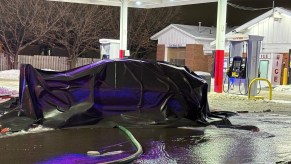 Brooklyn-Center-Minnesota-EV-fire-at-gas-station