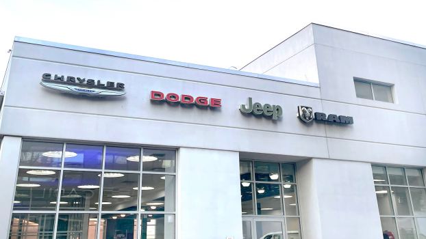 Showroom for Chrysler, Dodge, and Jeep cars.