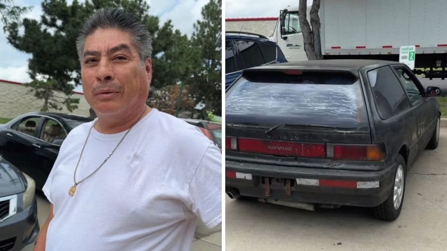 Man shares his 20 year old car (l) 1991 honda civic (r)