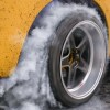 Drag-racing-car-burns-rubber