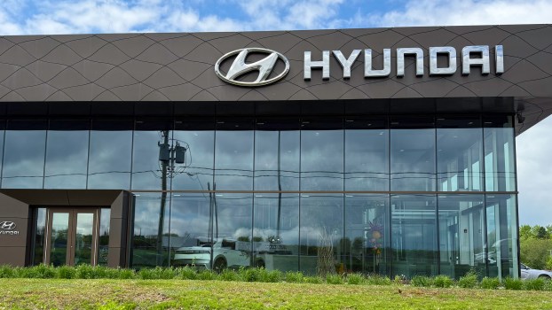A Hyundai dealership building