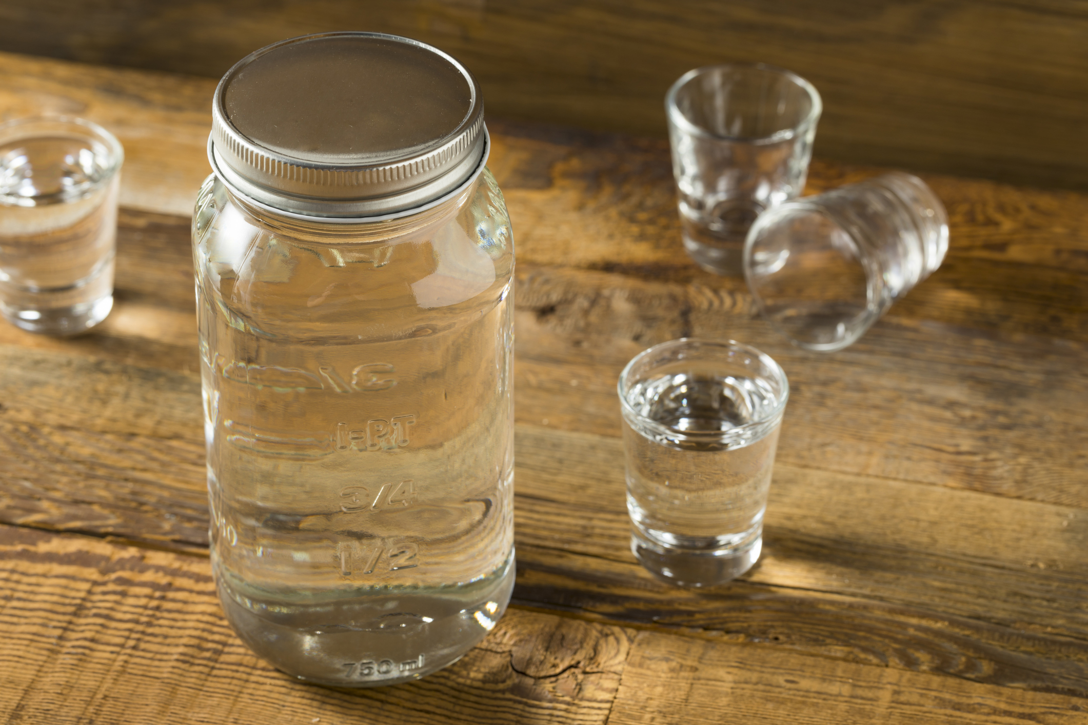 A jar of moonshine