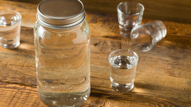 A jar of moonshine